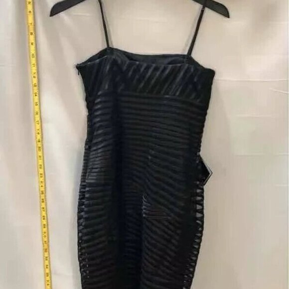 White House Black Market Womens Black Sleeveless Square Neck Mini Dress Size 6 - Picture 1 of 5